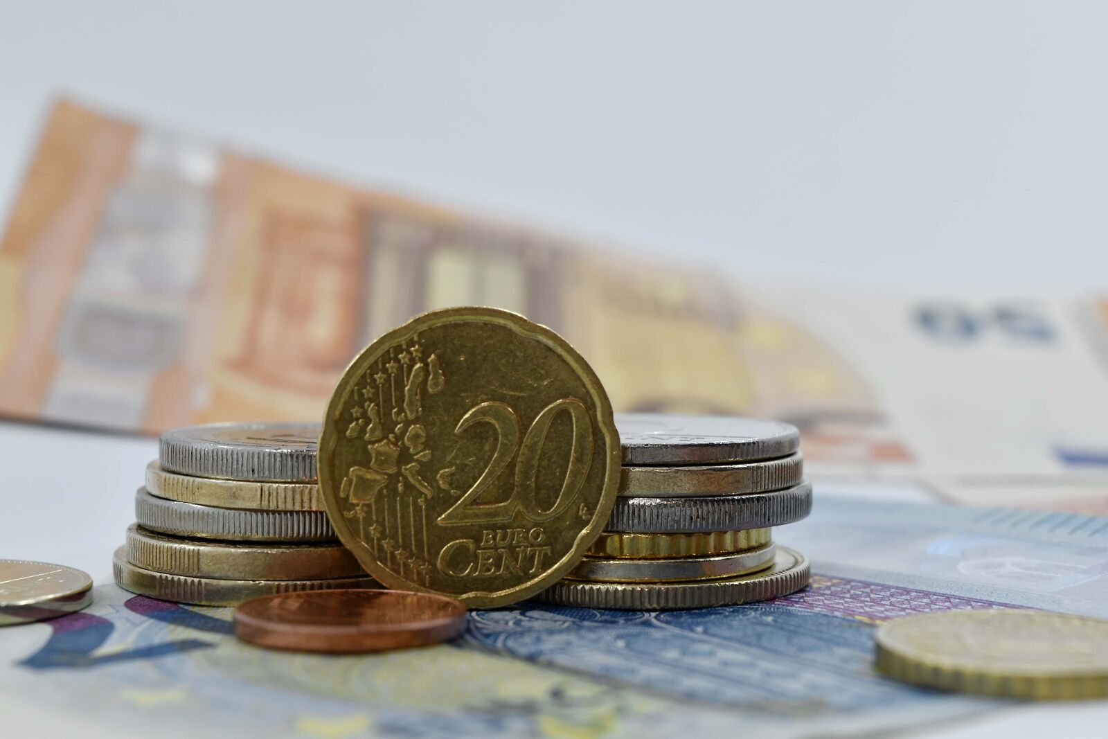Nikon D5500 sample photo. Cent, coins, euro, europe photography