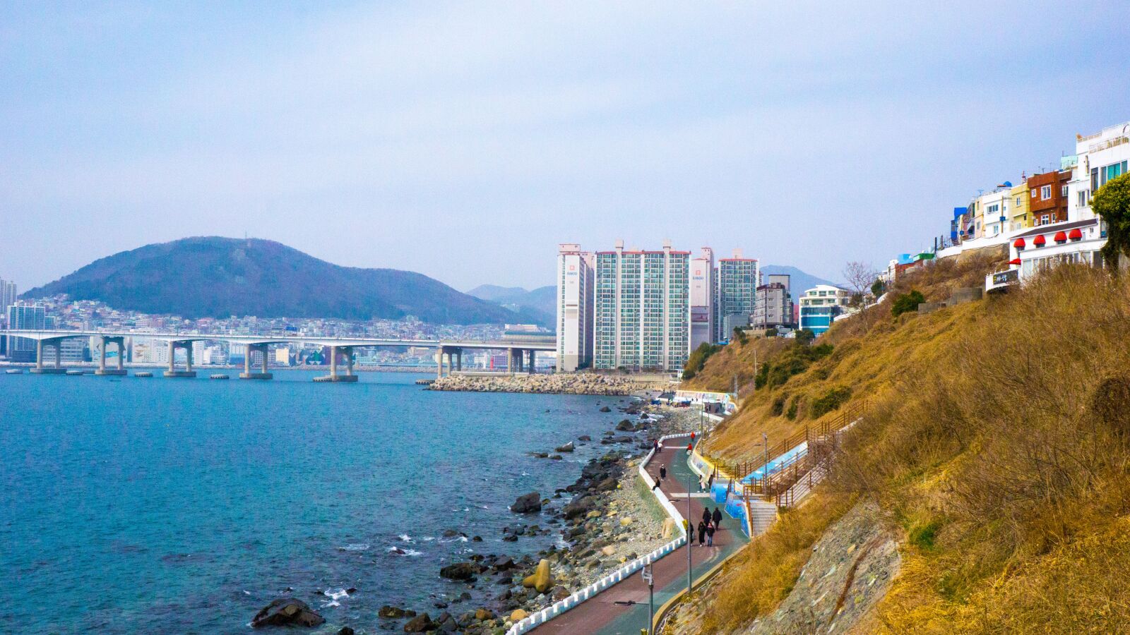 Sony a6000 + Sony E 18-55mm F3.5-5.6 OSS sample photo. Busan, sea, korea photography