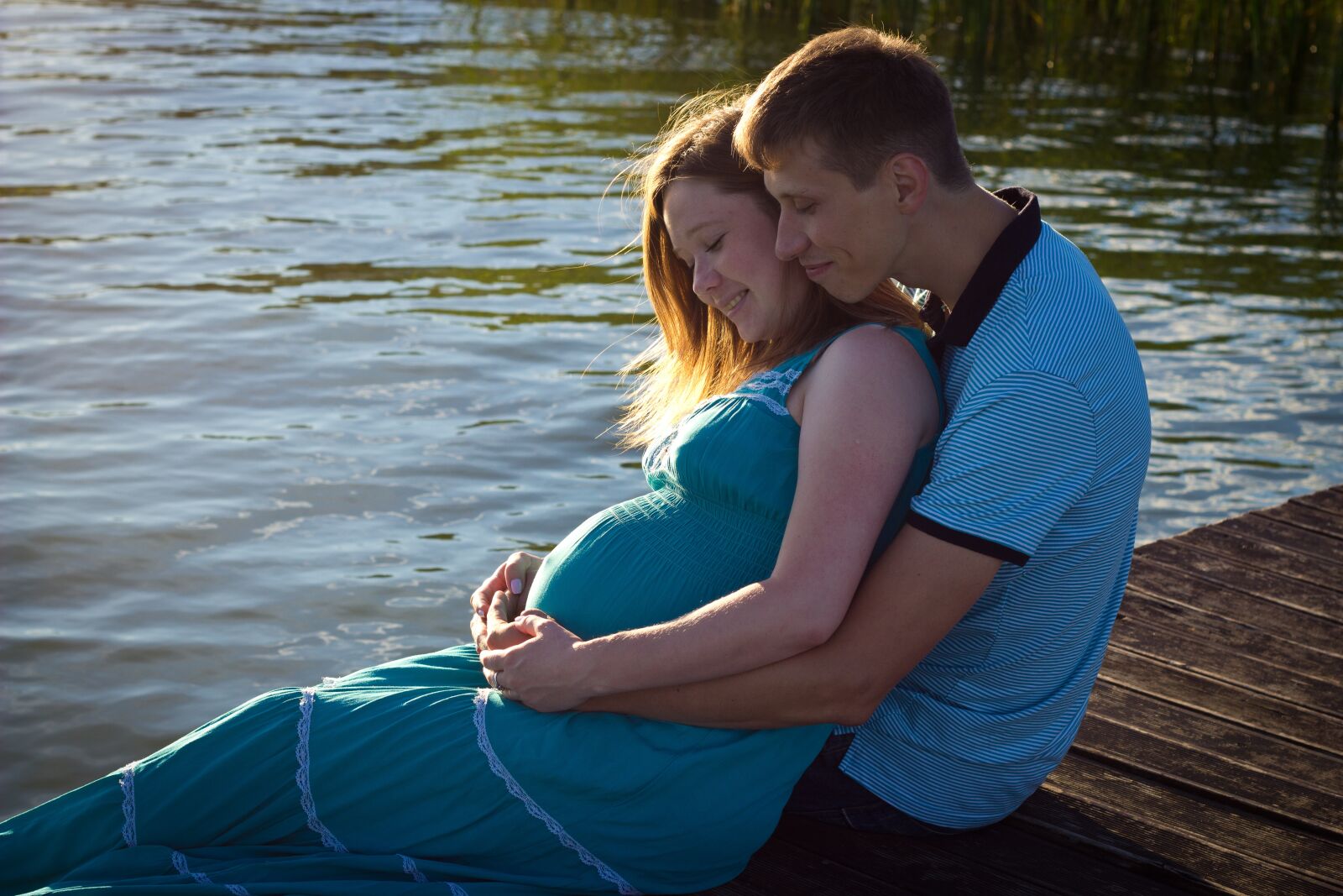 Canon EOS 600D (Rebel EOS T3i / EOS Kiss X5) + Canon EF 50mm F1.8 II sample photo. Pregnancy, joy, girl photography