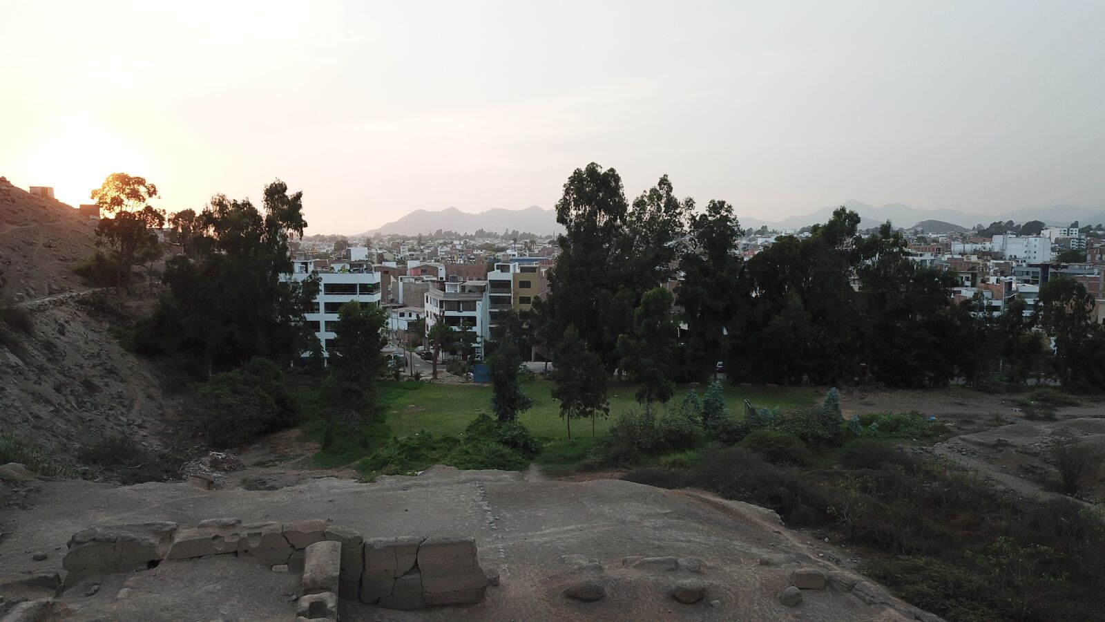 DJI FC220 sample photo. Sunset, huaca, city photography