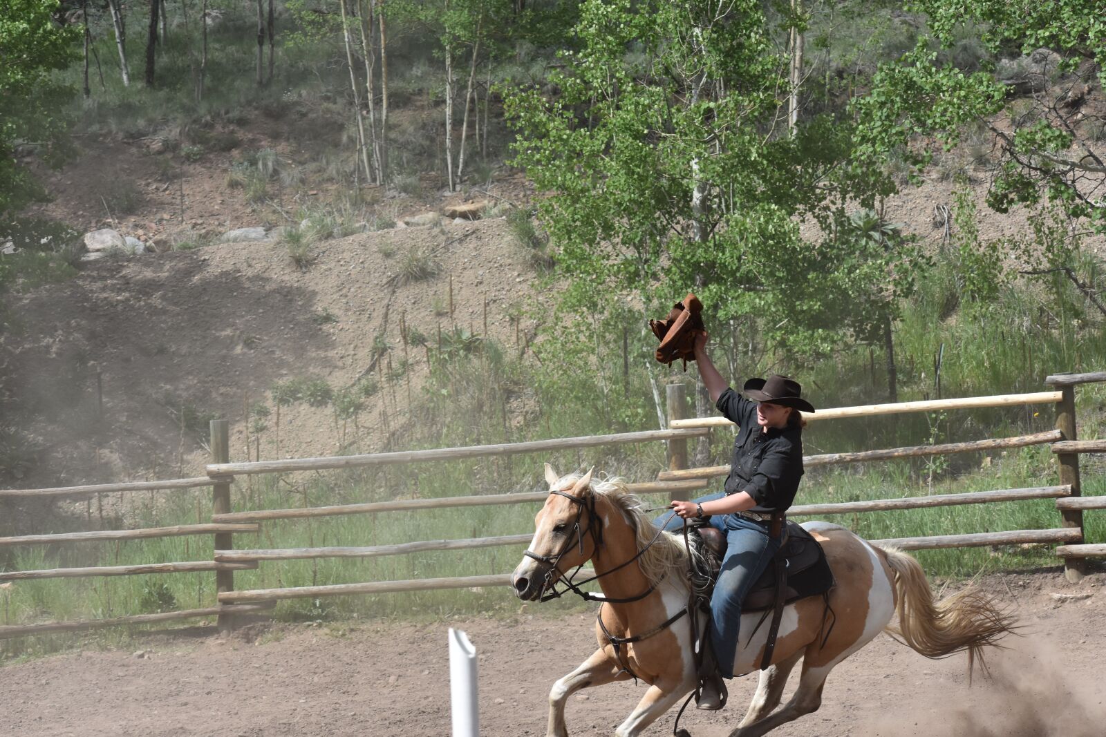 Nikon D7200 sample photo. Cowgirls, rodeo, competition photography