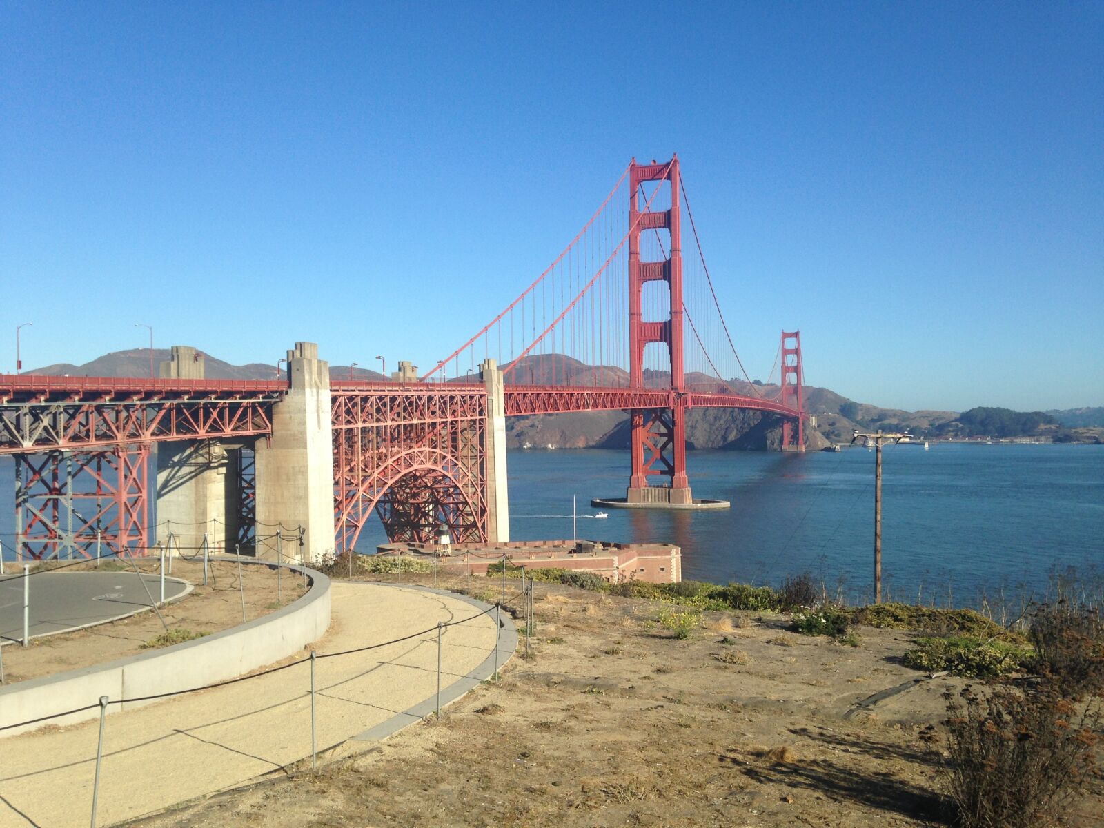 iPhone 5c back camera 4.12mm f/2.4 sample photo. San francisco, bridge, golden photography