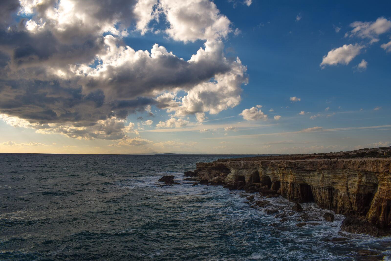 Nikon D3300 sample photo. Sea caves, coast, sea photography