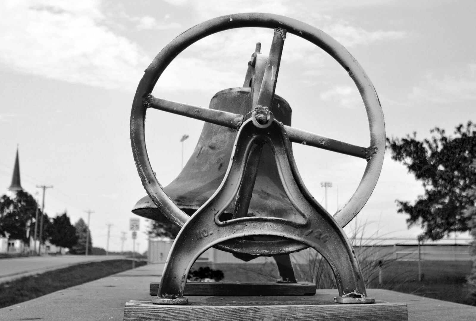 Nikon D3000 sample photo. Bell, church, church bell photography
