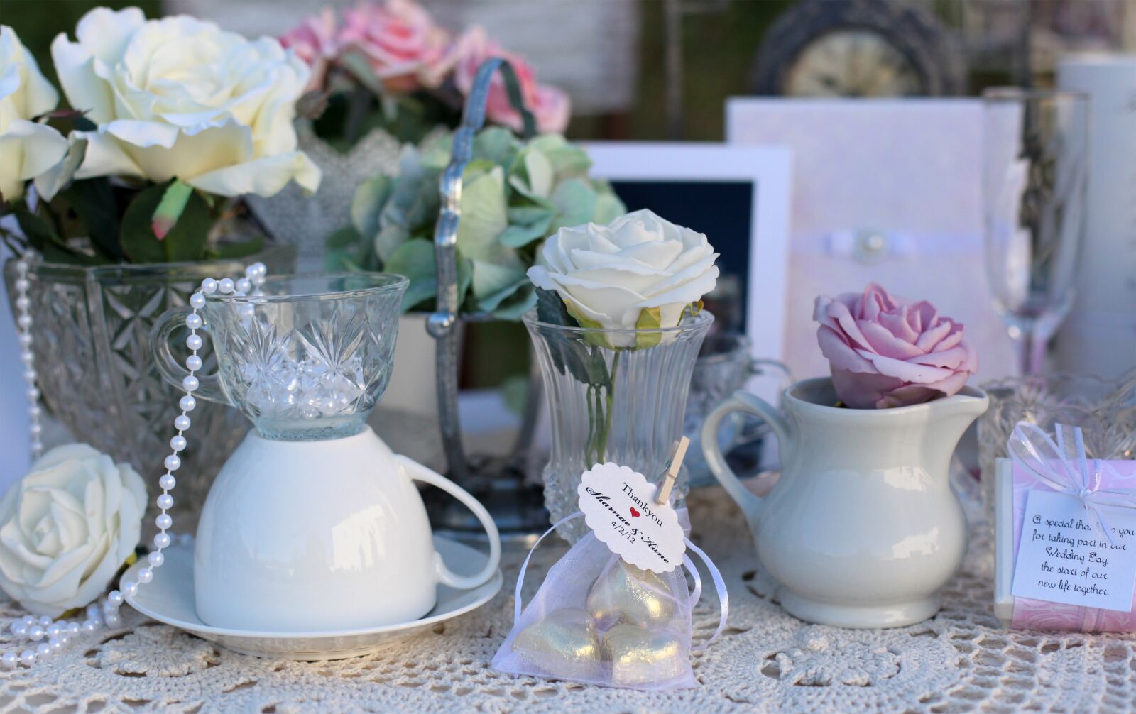 Canon EOS 5D Mark II sample photo. Tea party, vintage wedding photography