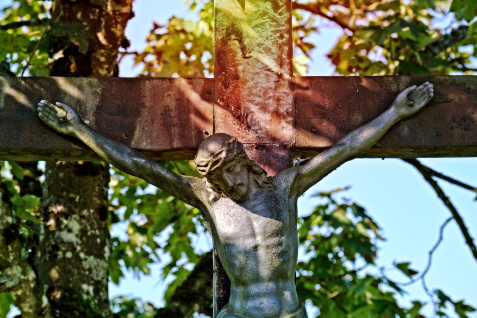 55.0-200.0mm f/4.0-f/5.6 sample photo. Cross, jesus, symbol photography