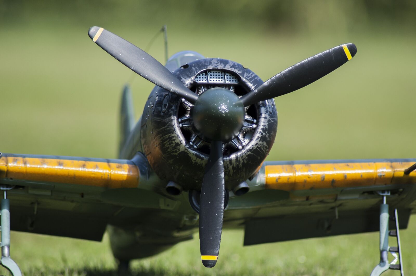 Nikon D40 sample photo. Aircraft, propeller, flying photography