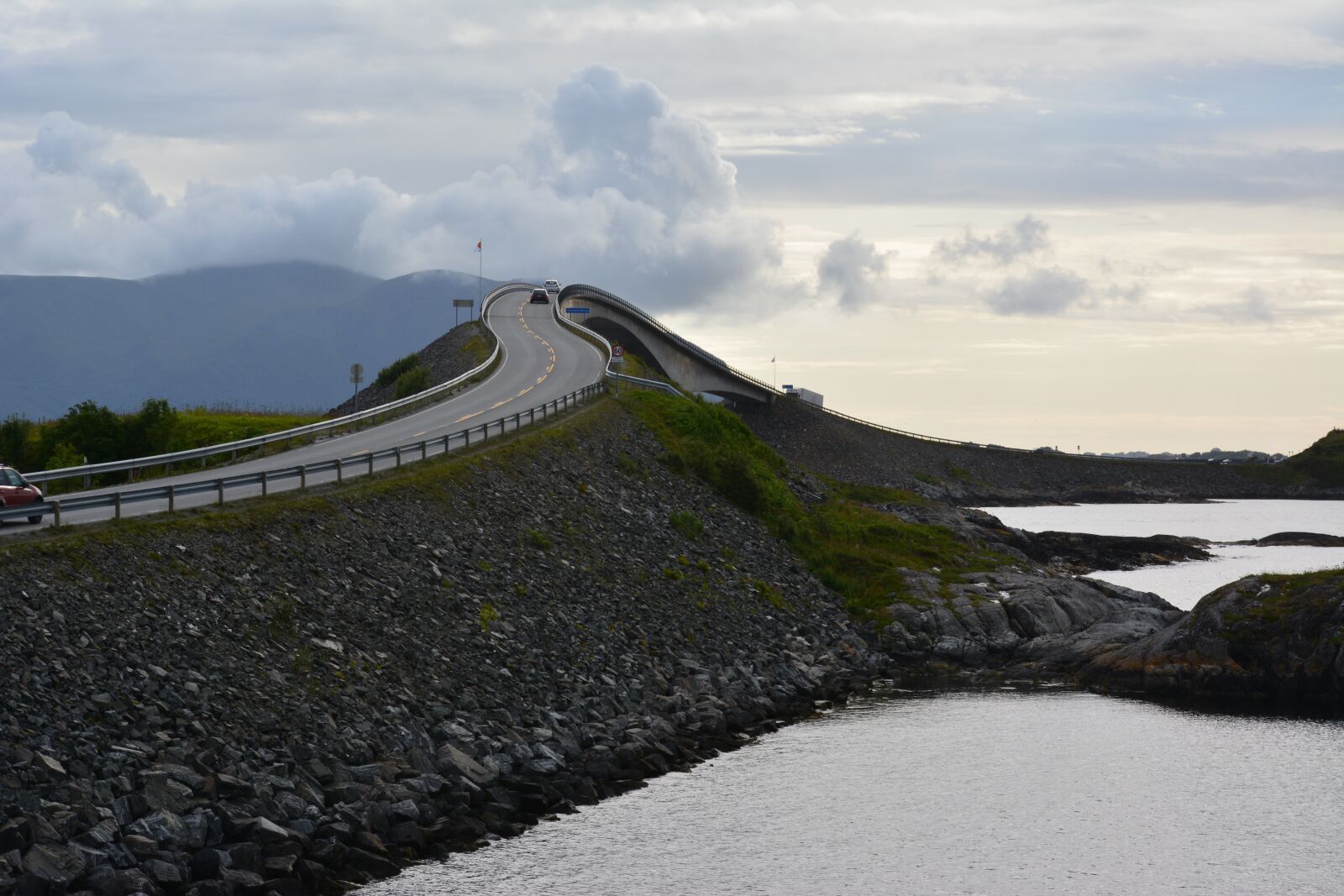 Nikon D5200 sample photo. Road, atlantic, norway photography