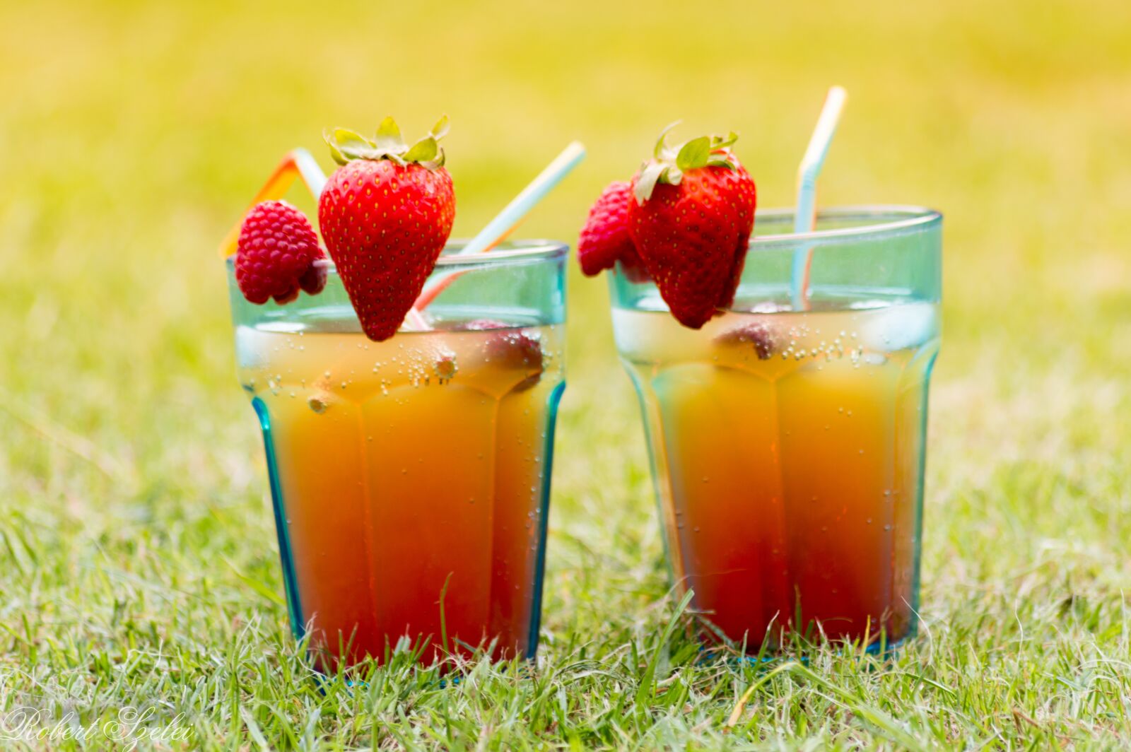 Nikon D3200 sample photo. Cold drinks, strawberry, drinks photography