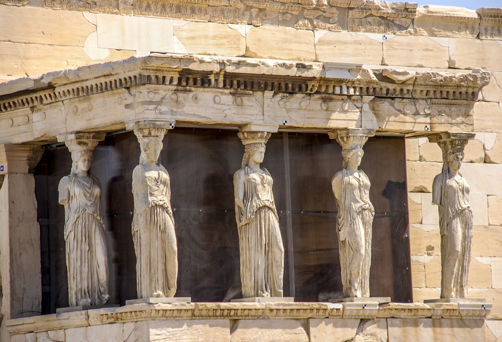Nikon D50 sample photo. Acropolis, athens, caryatids photography