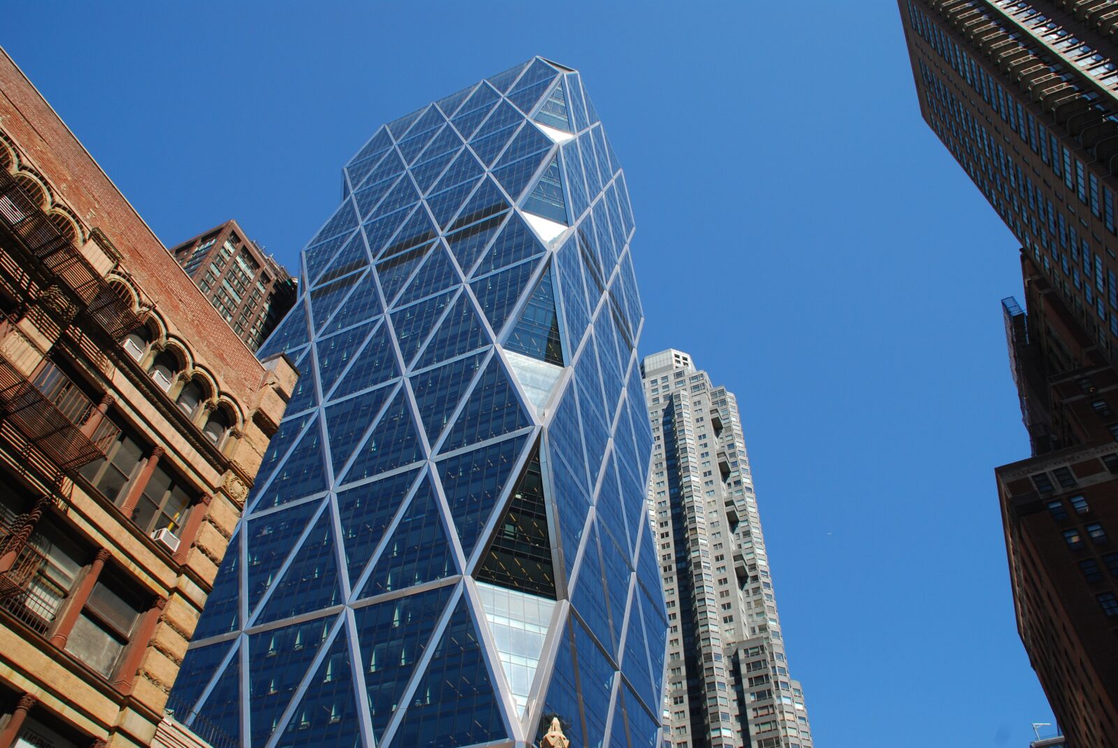 Nikon D60 sample photo. New york, facade, glass photography