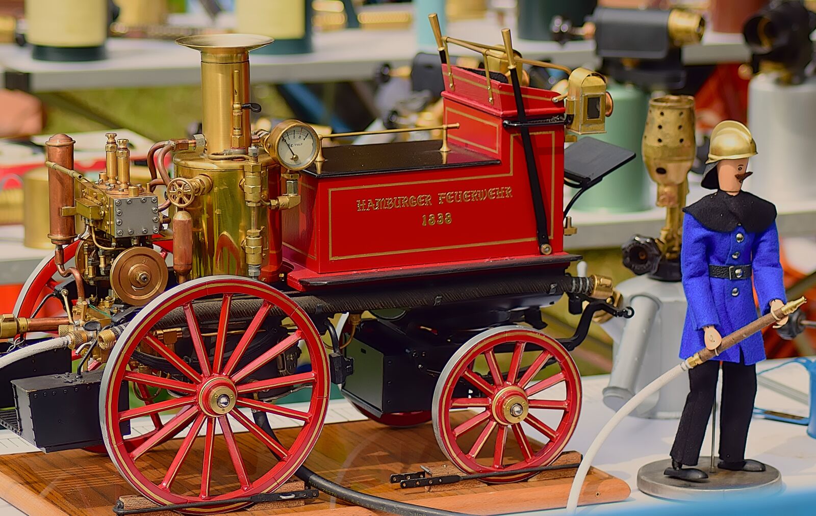Nikon D3300 sample photo. Model, steam engine, historically photography