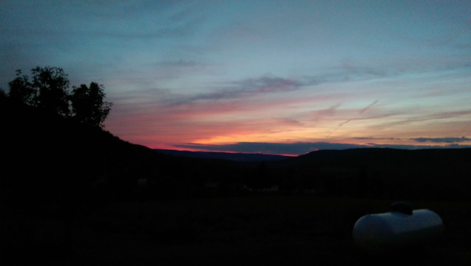HTC ONE (M8) sample photo. Sky, sunset, horizon photography