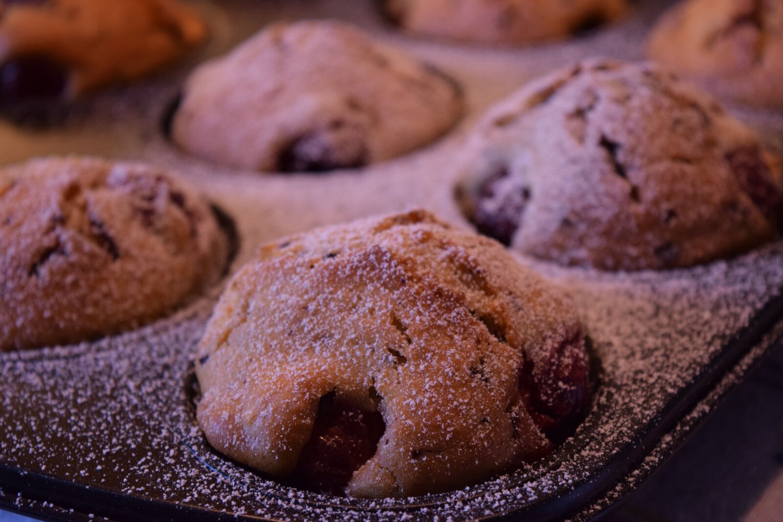 Nikon D3300 sample photo. Muffin, cherry muffin, pastries photography