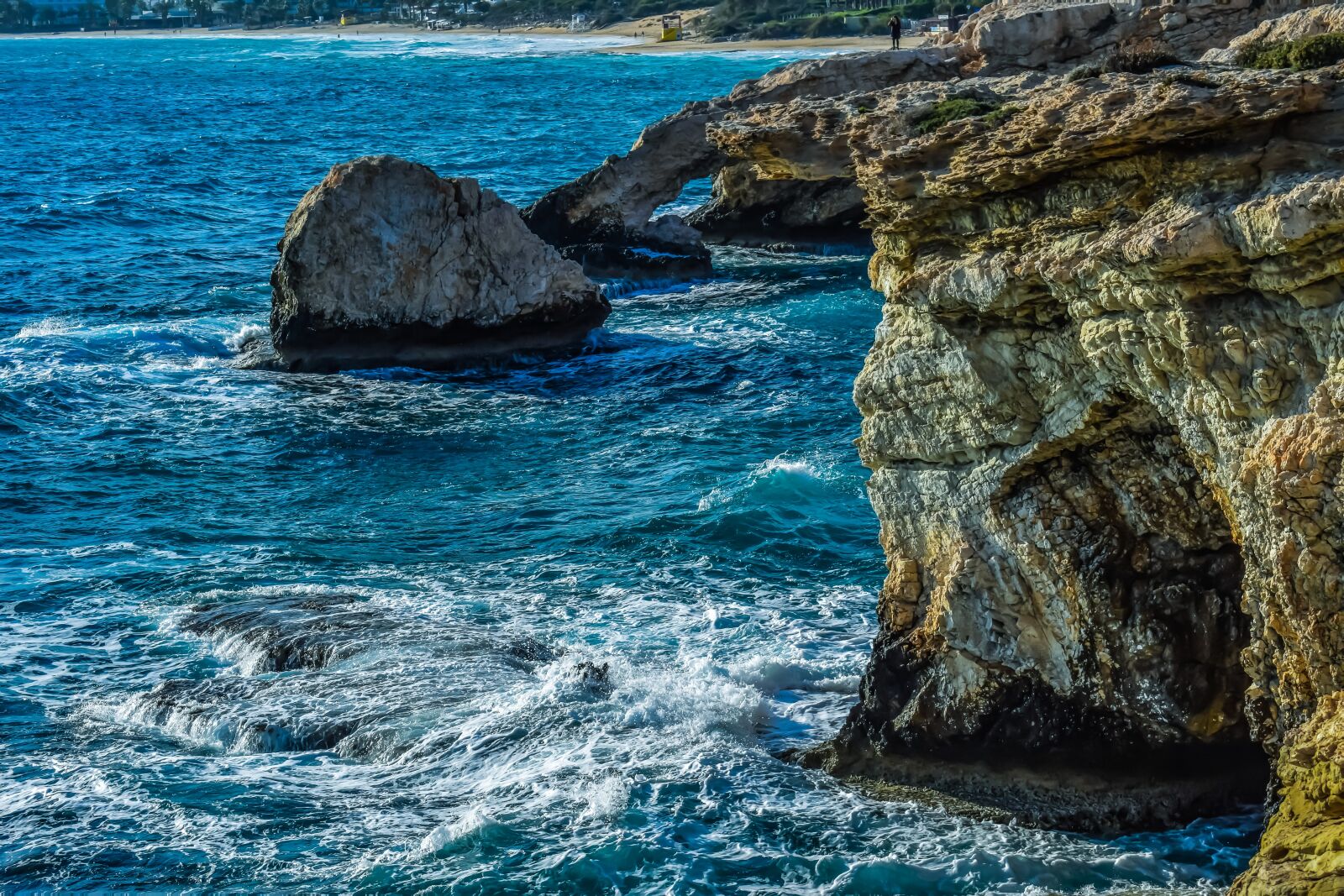 Nikon D3300 sample photo. Rocky coast, sea, cliff photography