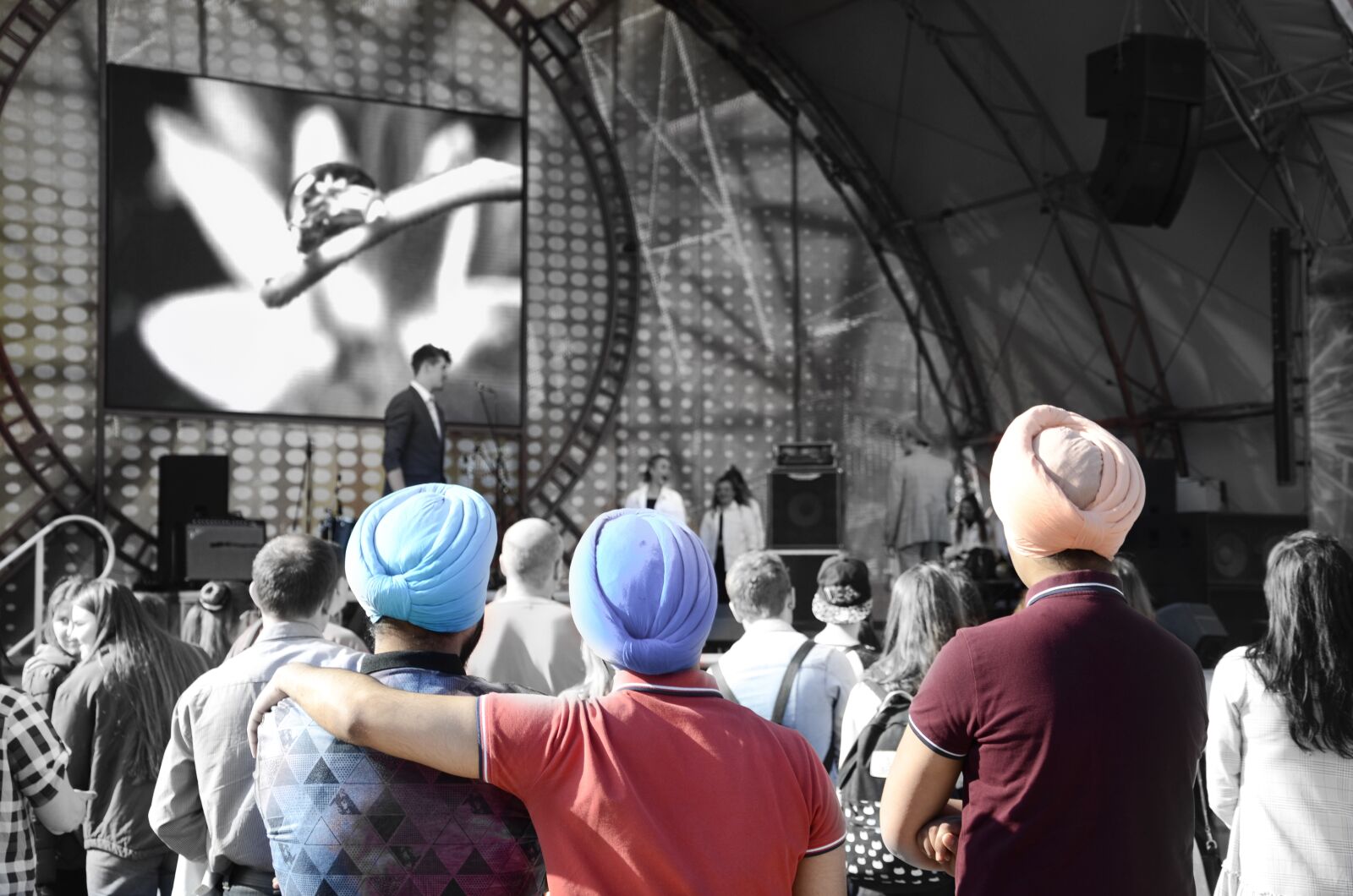 Nikon D7000 sample photo. Crowd, festival, holi photography