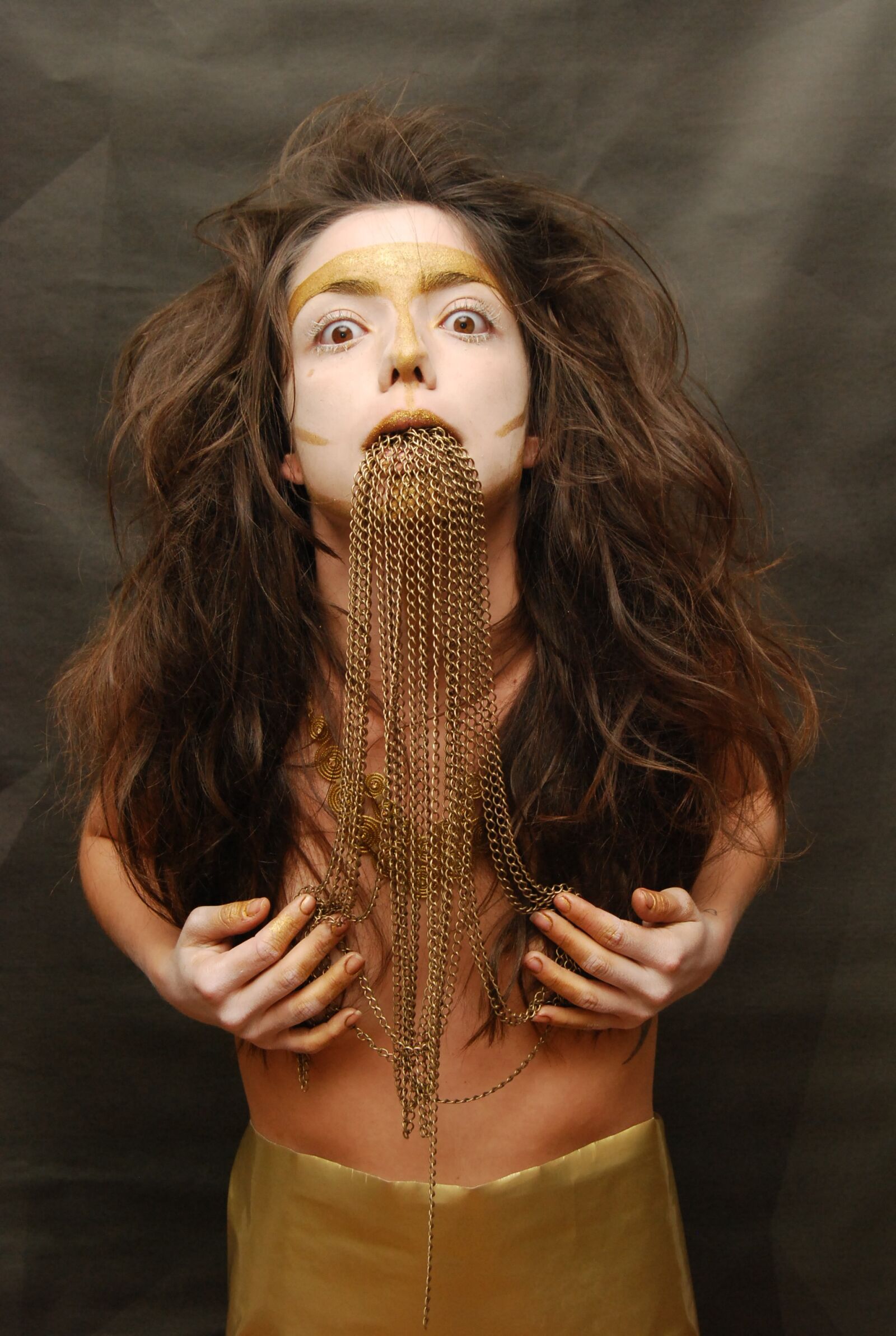 Nikon D40X sample photo. Fashion, concept, gold photography