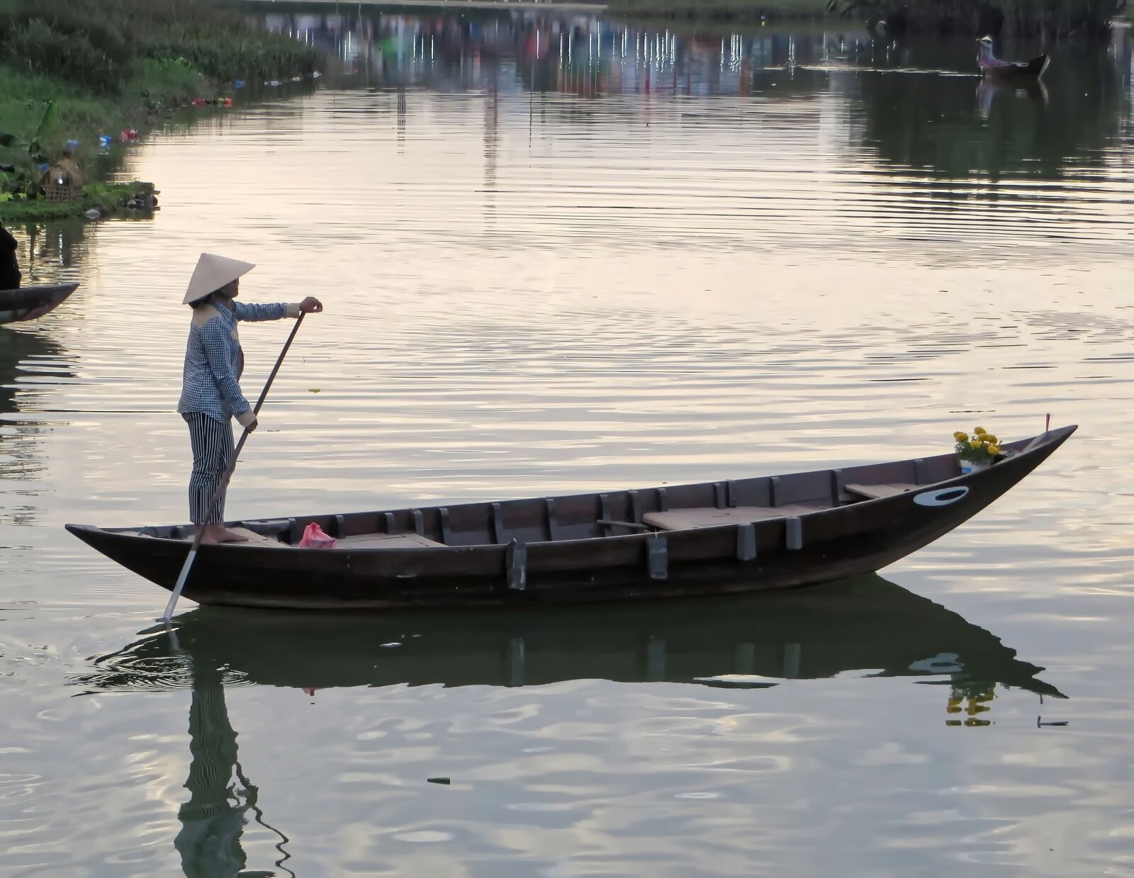 Canon PowerShot SX270 HS sample photo. Viet nam, hoi-an, boat photography