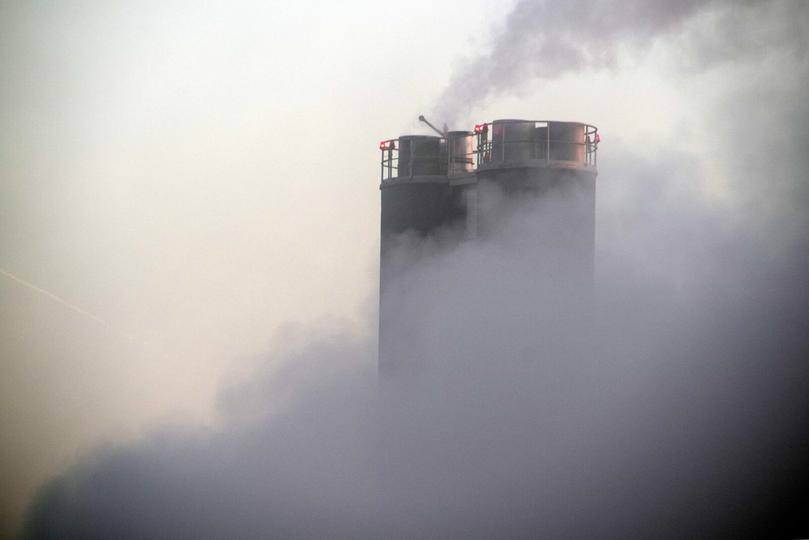 Nikon D3300 sample photo. Smoke, fog, workplace, factory photography