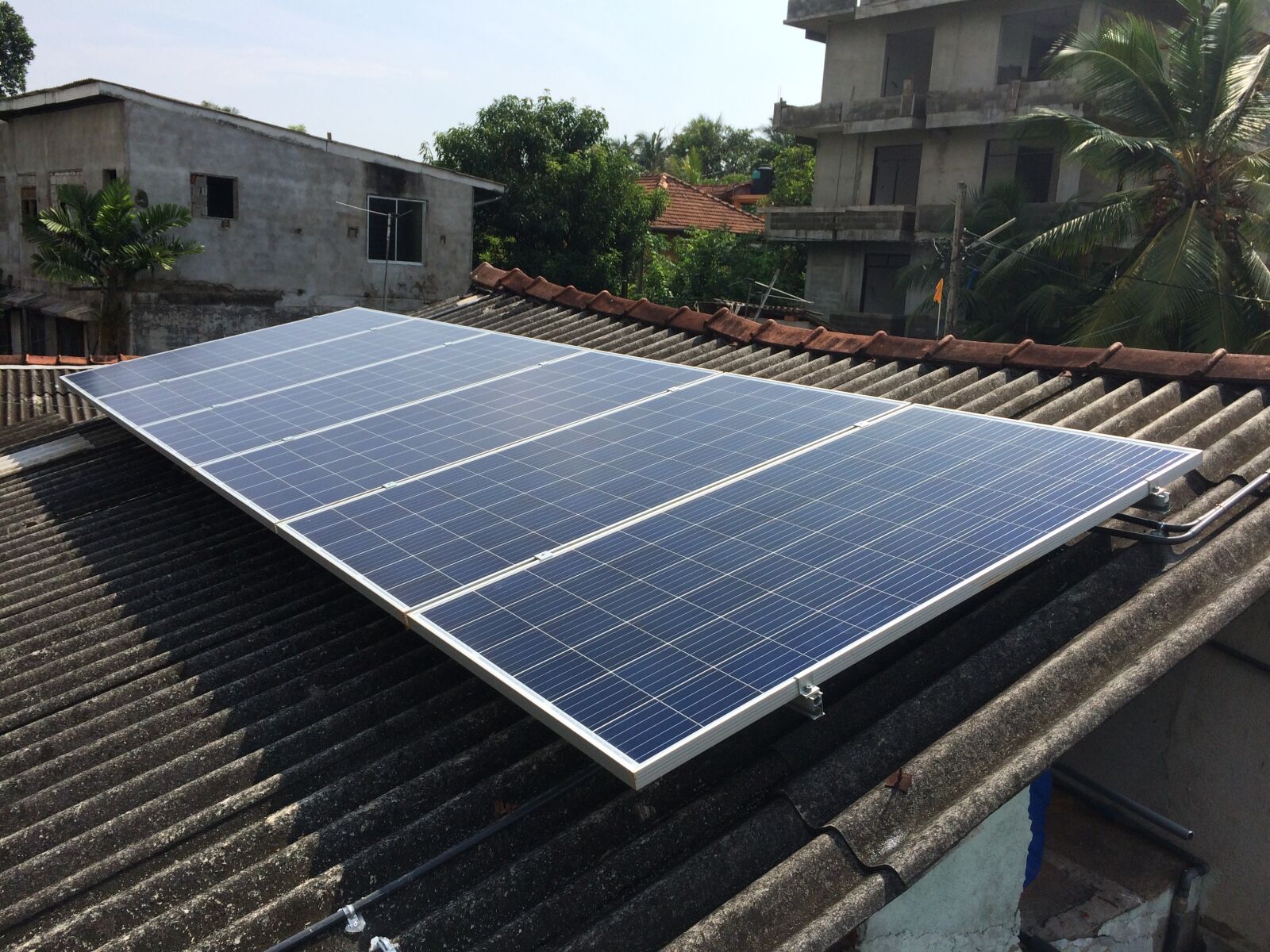 iPhone 5s back camera 4.15mm f/2.2 sample photo. Solar, renewable energy, roof photography