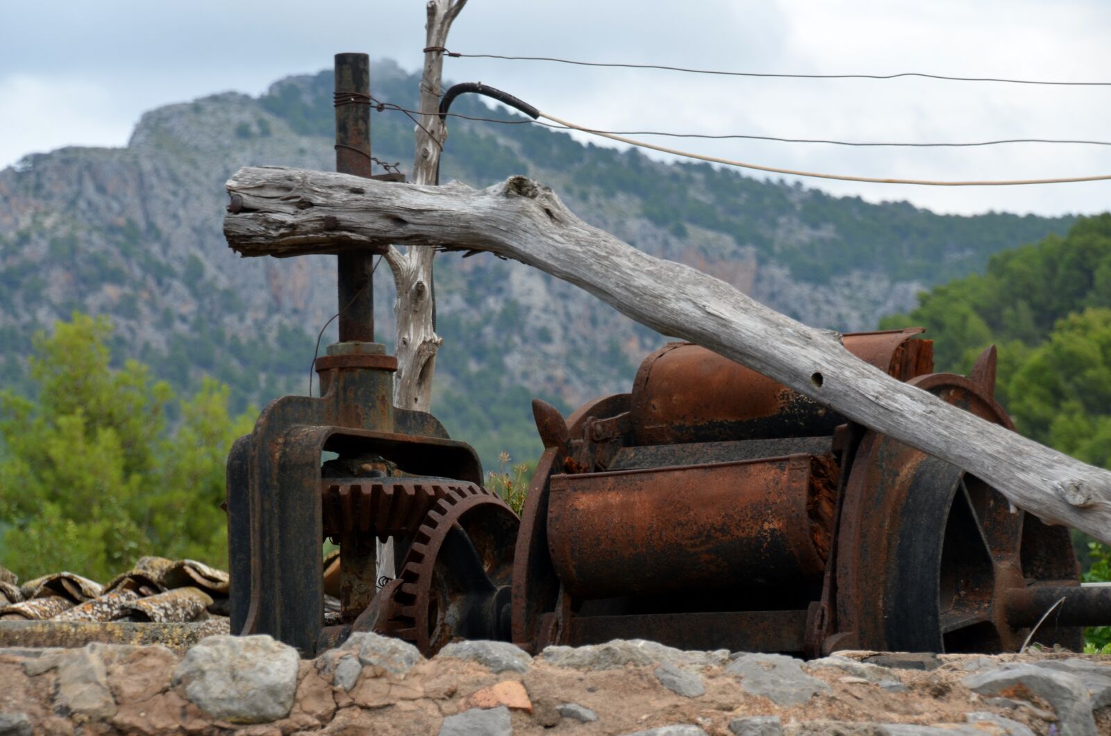 Nikon D5100 sample photo. Transmission, rust, metal photography