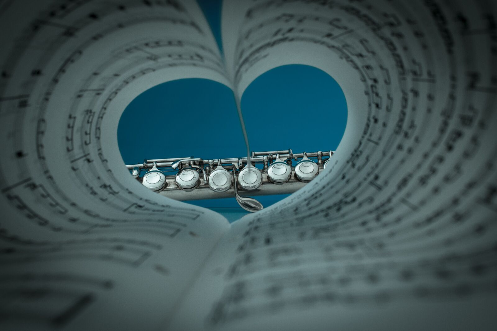 Canon EOS 70D sample photo. Flute, musical instrument, silver photography