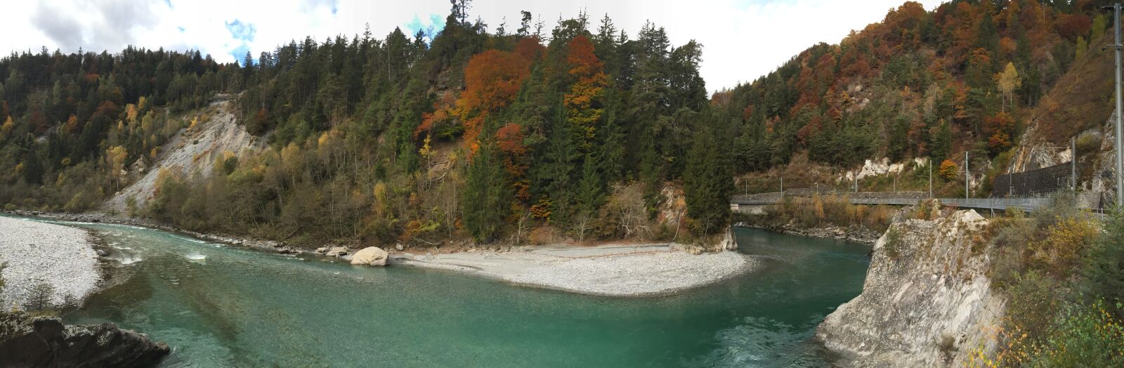 iPhone 6 back camera 4.15mm f/2.2 sample photo. Hiking, river, switzerland photography