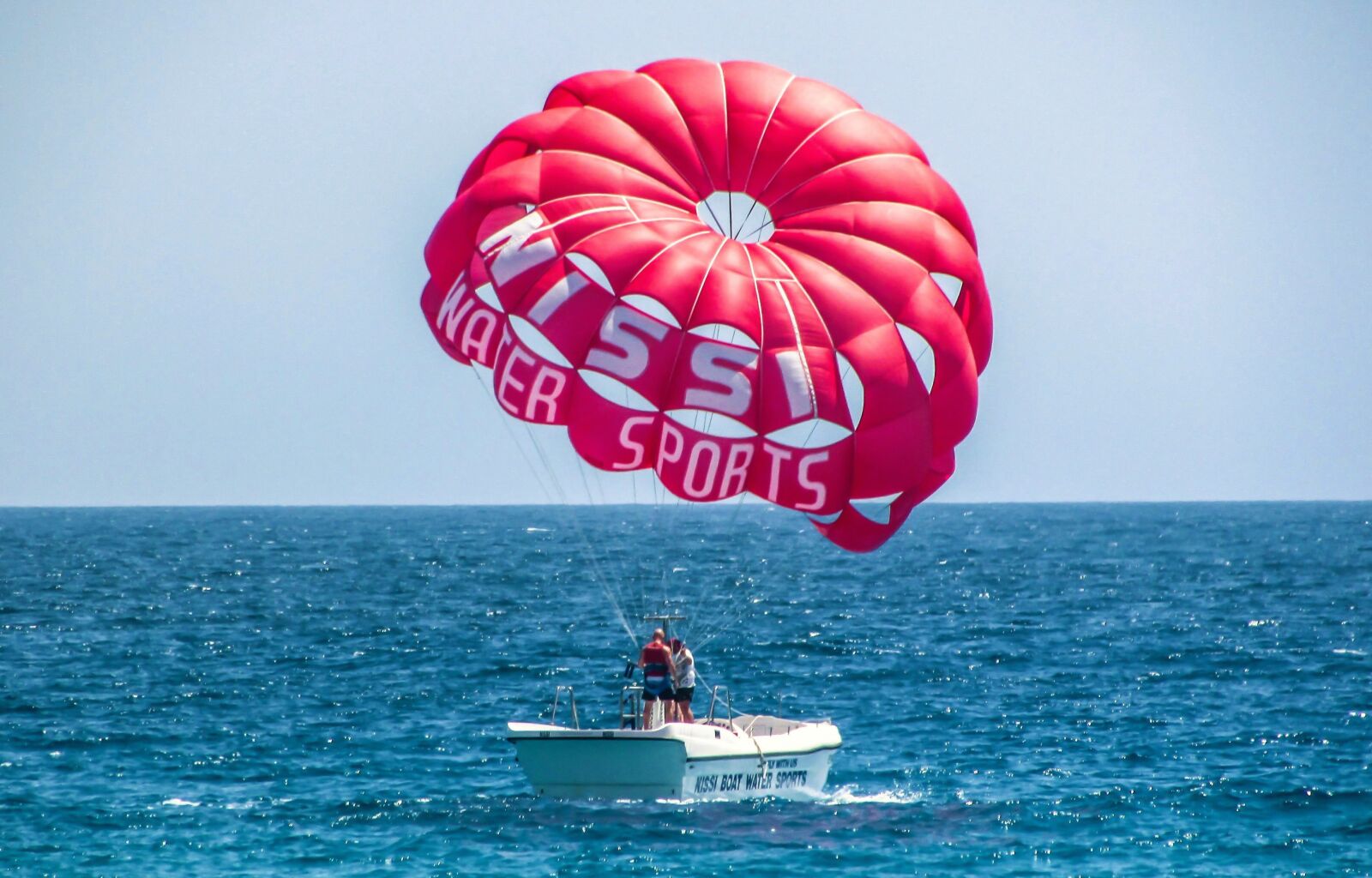 Canon PowerShot SX400 IS sample photo. Paragliding, sea sport, fly photography