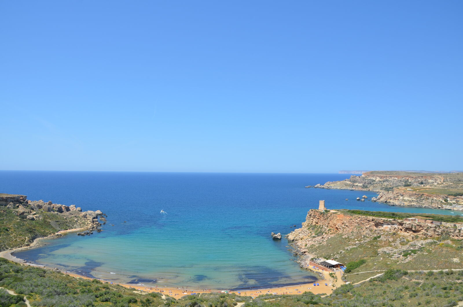 Nikon D5100 sample photo. Malta golden bay view photography