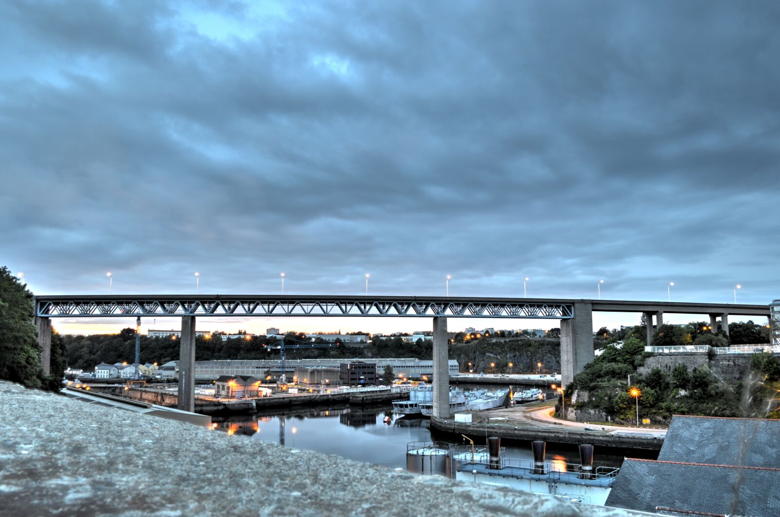 Nikon D3200 sample photo. Bridge, evening, reflections on photography