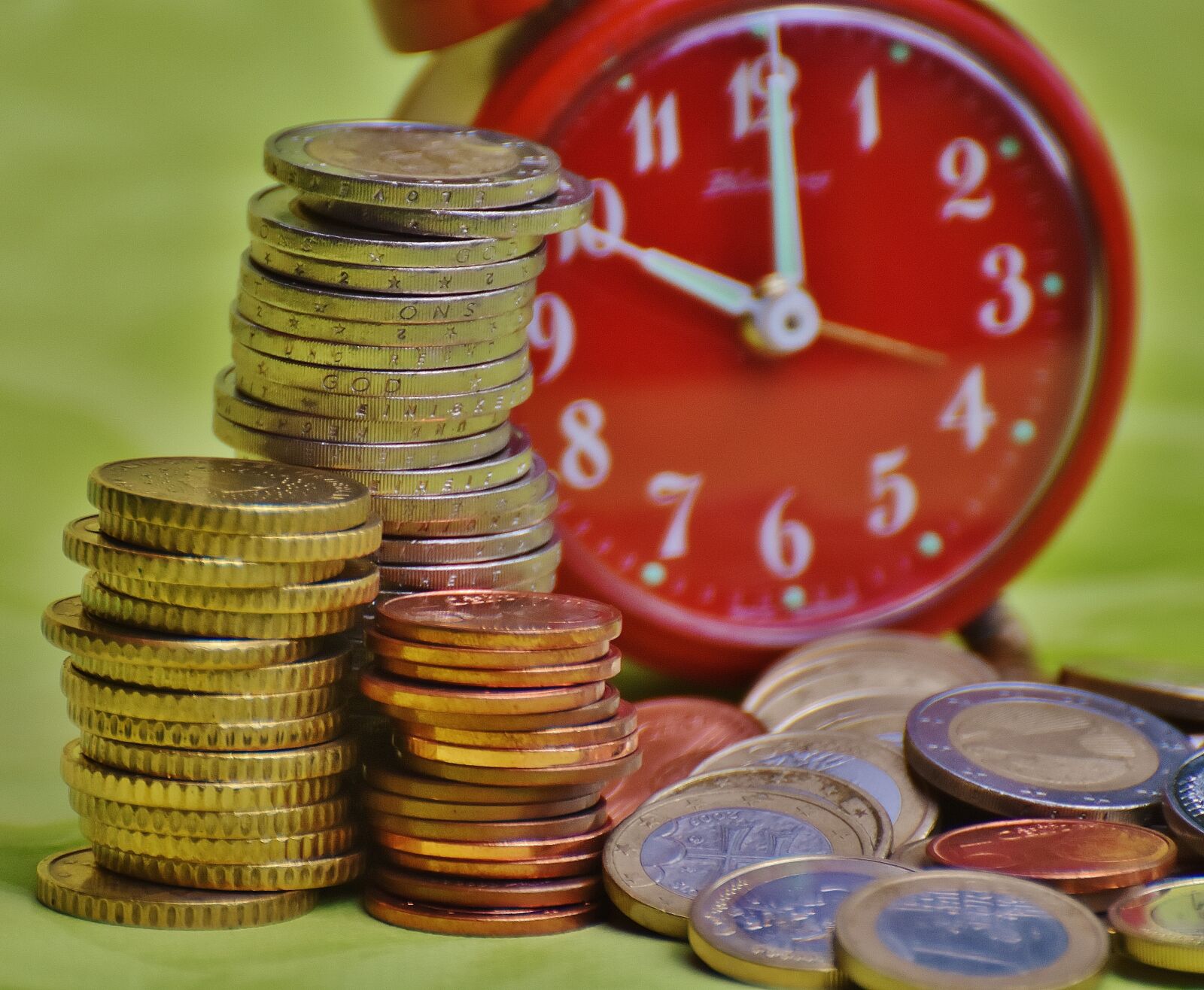 Nikon D7200 sample photo. Time is money, coins photography
