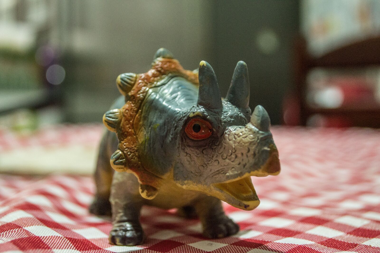 Nikon D3100 sample photo. Toy, dinosaur, animal photography