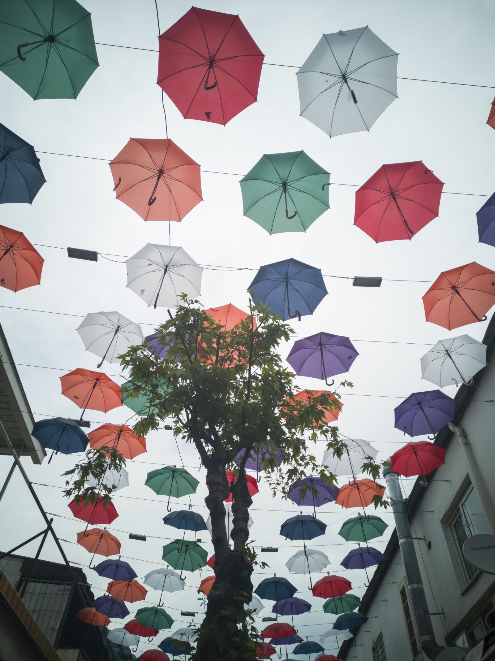 HUAWEI CLT-L09 sample photo. Umbrellas, decor, street photography