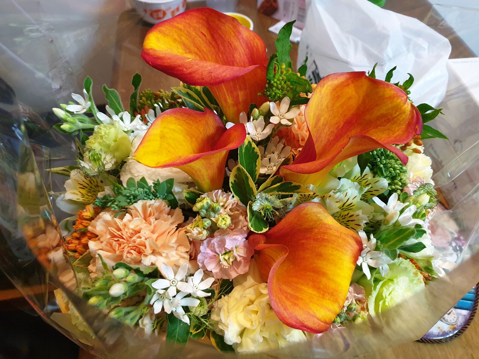 Samsung Galaxy Note9 sample photo. Bouquet, lily, flowers photography