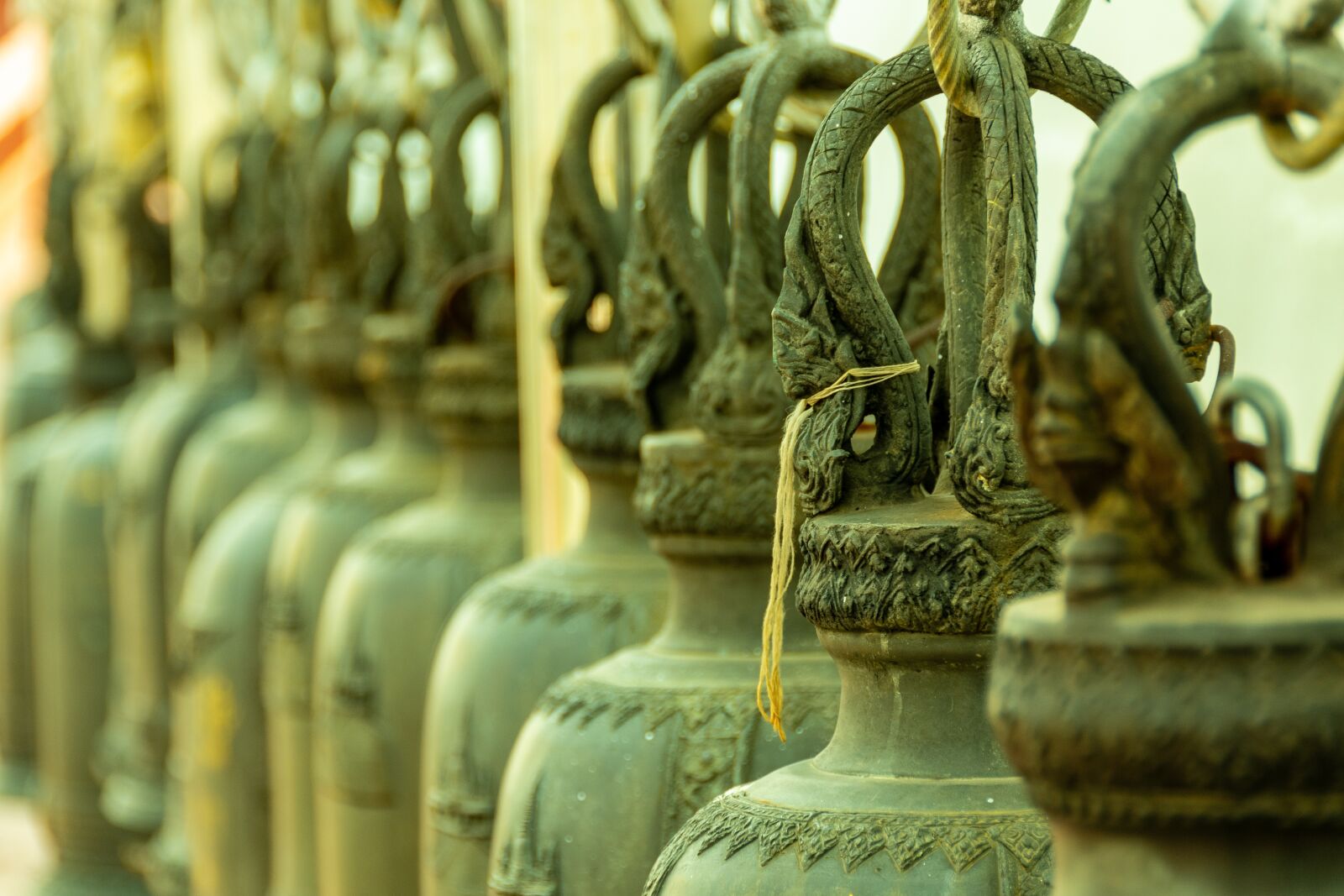 Nikon D5600 sample photo. Bells, buddha, temple photography
