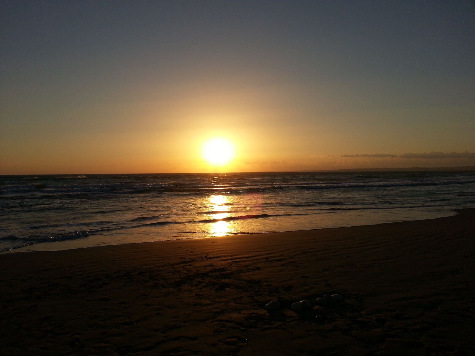 Samsung Galaxy Note2 sample photo. Sunset, sea, summer photography