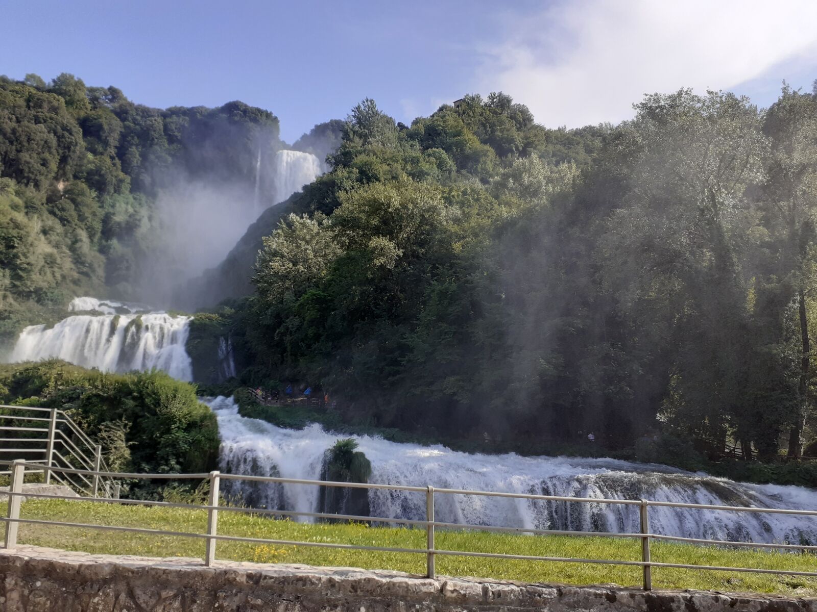 Samsung SM-A202F sample photo. Waterfall, marmore, umbria photography
