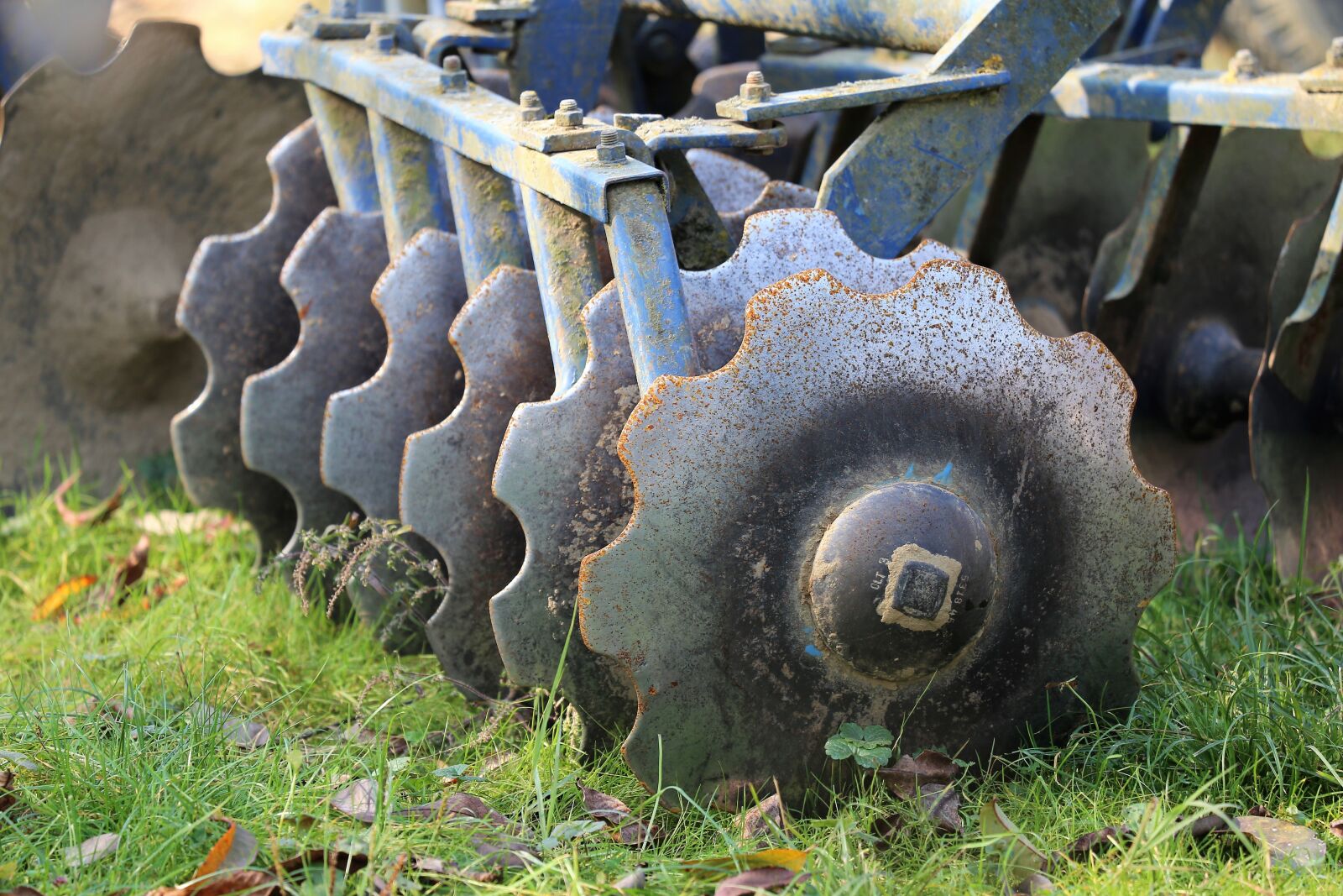 Canon EF 70-300 F4-5.6 IS II USM sample photo. Agricultural discs, earth cultivation photography