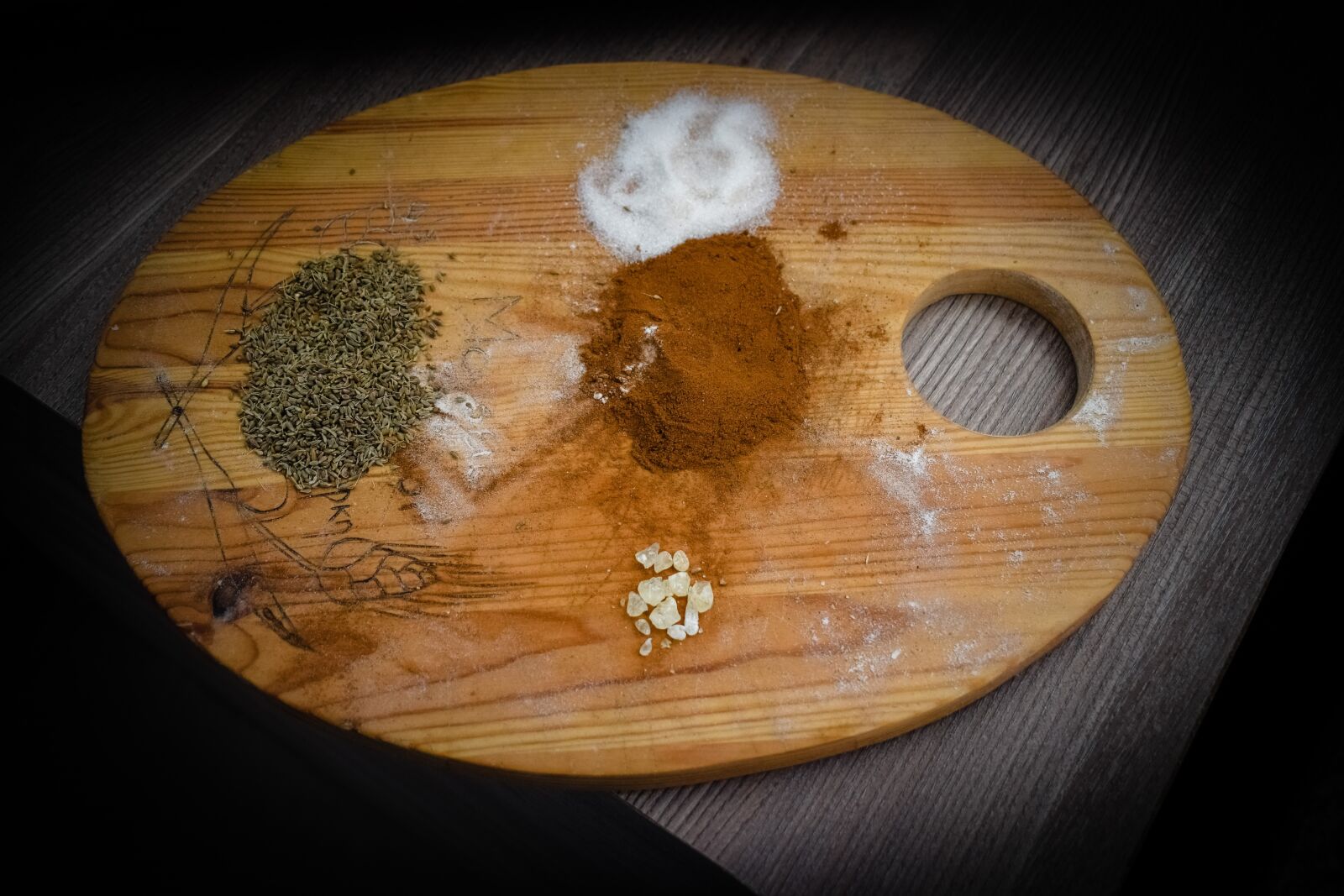 Nikon D3300 sample photo. Spices, plate, food photography