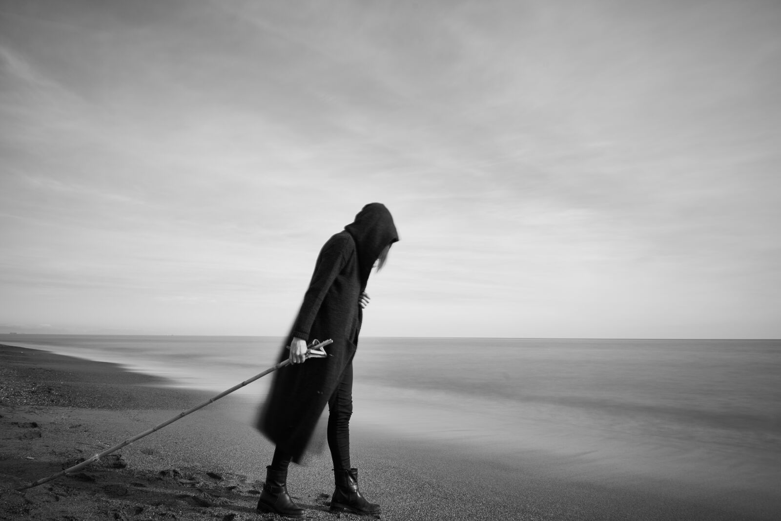Sony a7R II sample photo. Sanar, black and white photography