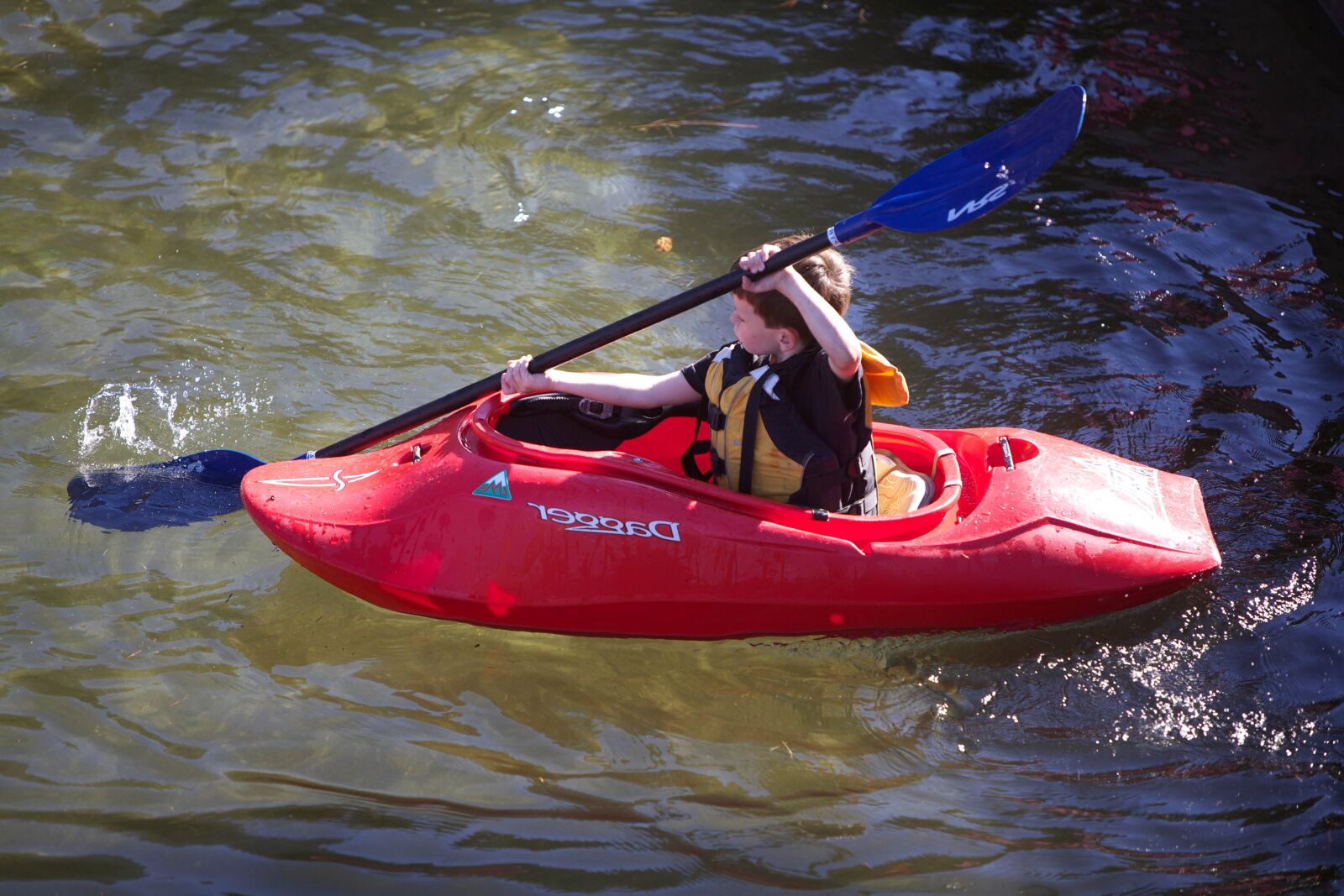 Canon EOS 5D Mark II sample photo. Child, kayak, young boy photography