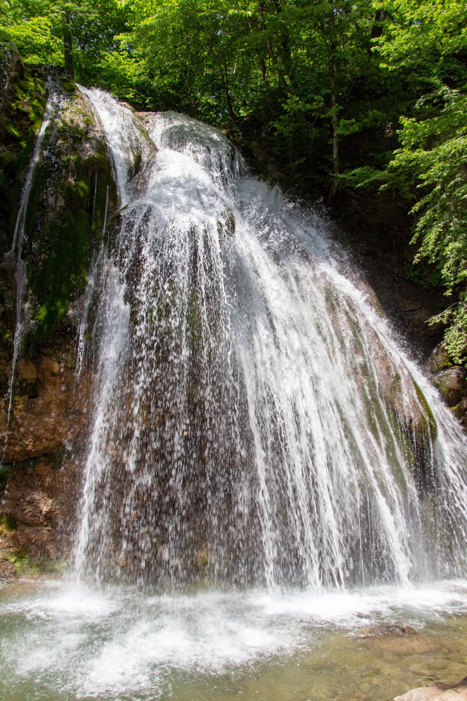 Canon TS-E 90mm F2.8 Tilt-Shift sample photo. Waterfall, mountains, nature photography