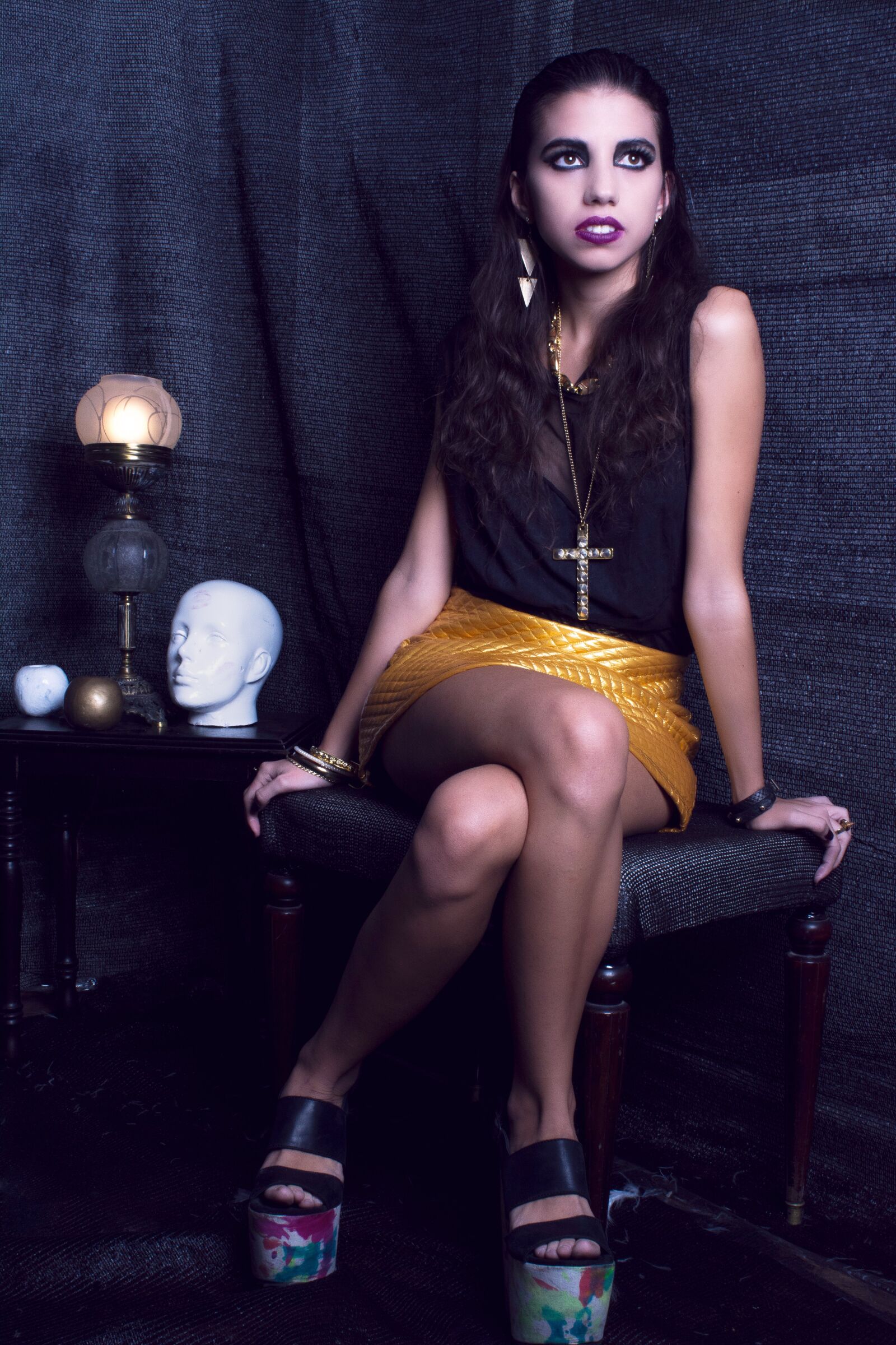 Nikon D7100 sample photo. Gold, girl, reverend photography