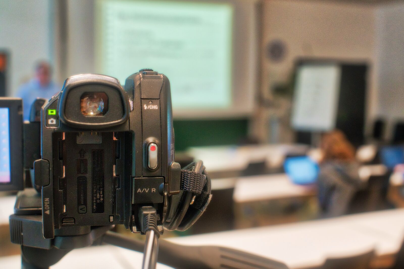 Sony a6300 sample photo. Technology, video, lecture hall photography