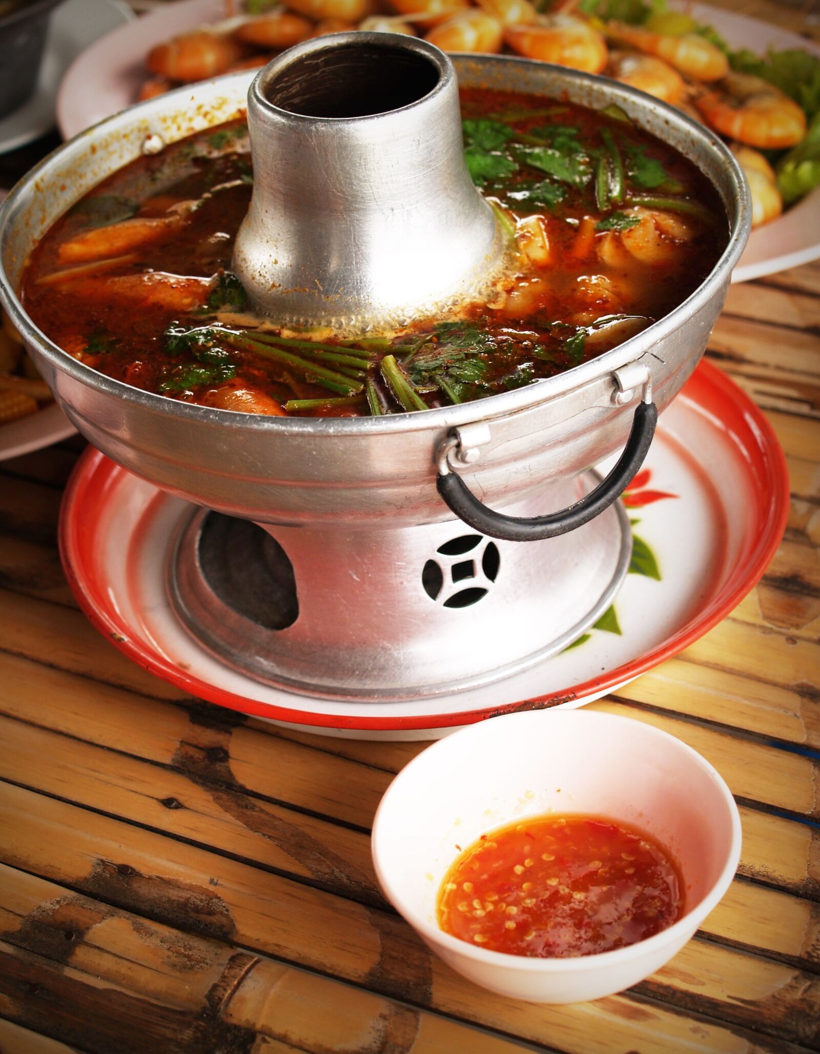Olympus E-300 (EVOLT E-300) sample photo. Food, thai soup with photography