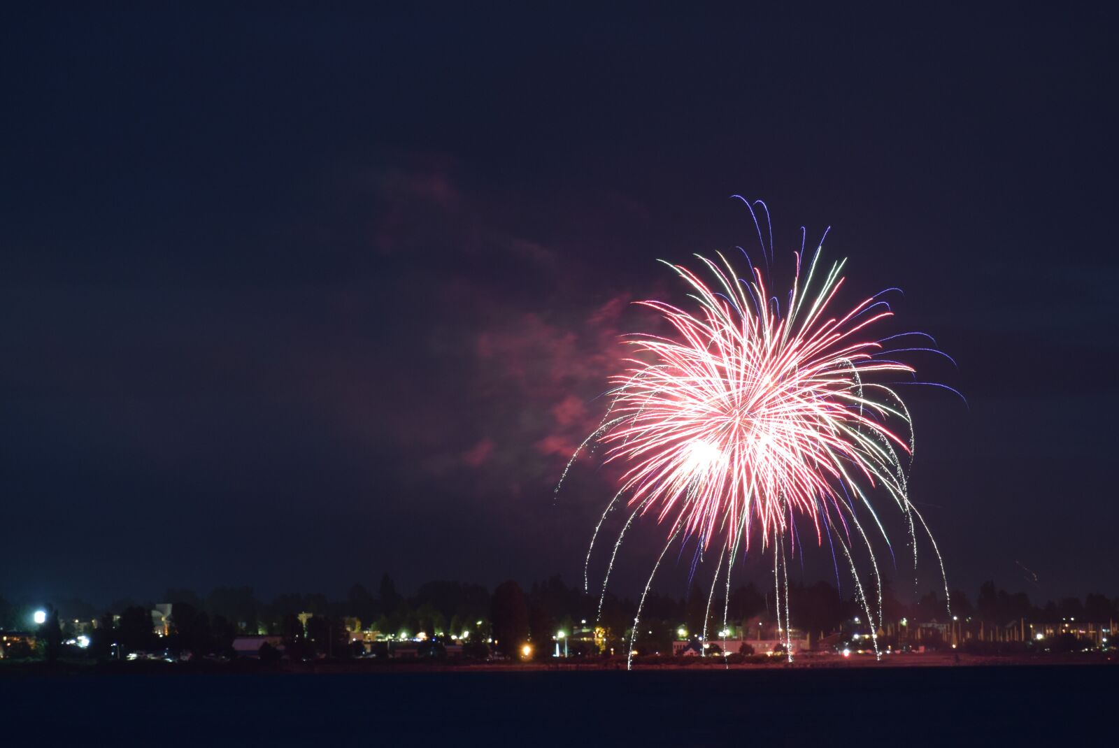 Nikon 1 S2 sample photo. Fireworks, independence day, celebration photography
