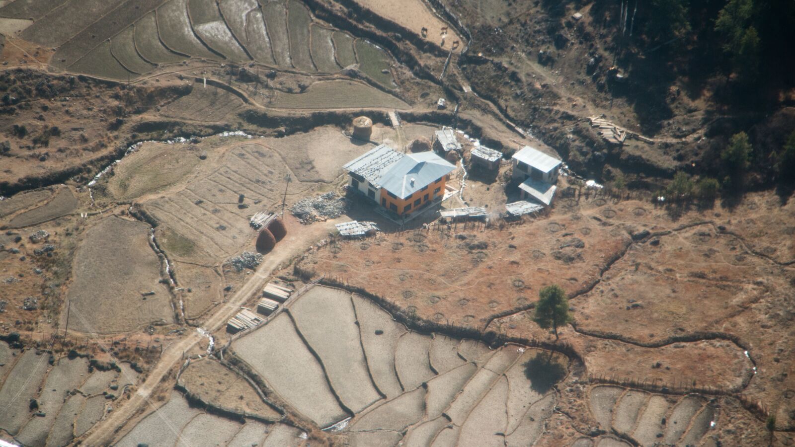 Canon EOS 70D sample photo. Bhutan, hill farming, bhutan photography