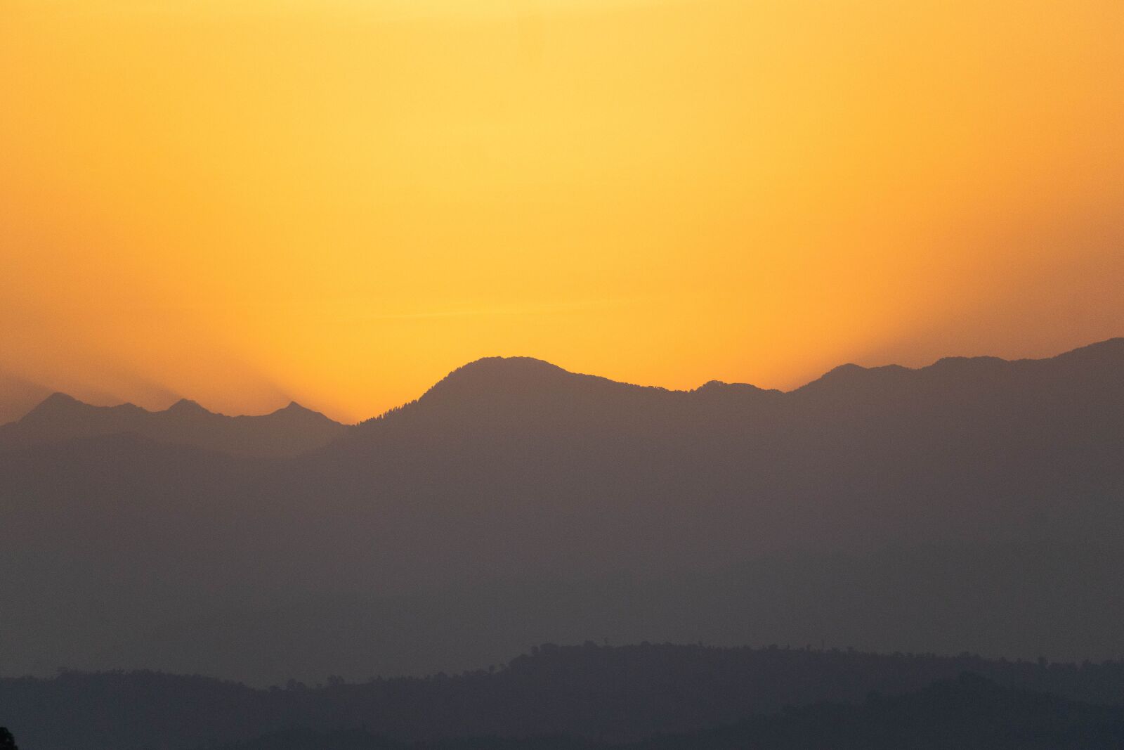 Nikon D3300 sample photo. Sunrise, hills, landscape photography