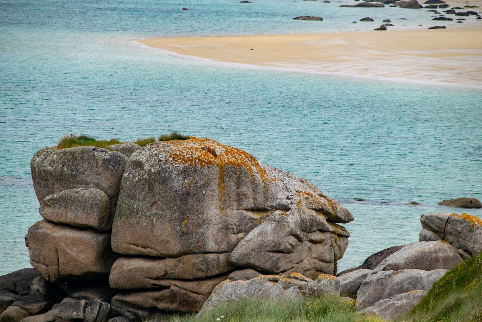 Nikon D3300 sample photo. Rock, sea, sand photography