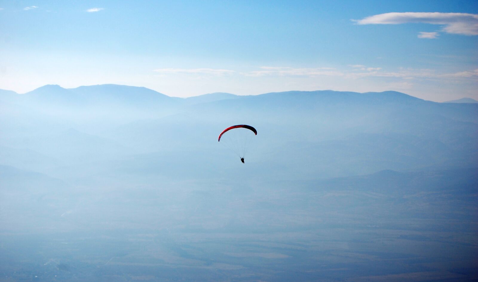Nikon D40 sample photo. Paraglider, flight, sky photography
